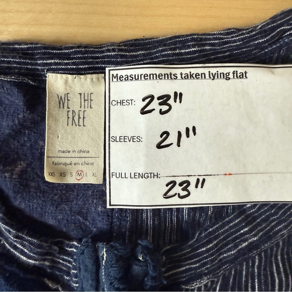 Free People Eaglewood Bandana Embroidered Long Sleeve- Medium - Picture 9 of 10